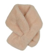 Světlerůžová kožešinová šála F&F