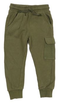 Khaki tepláky s kapsou F&F
