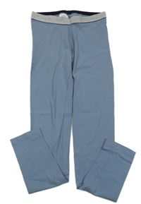 Modrošedé legíny se stříbrným pasem Pepperts!