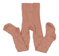 Růžové punčocháče se srdíčky