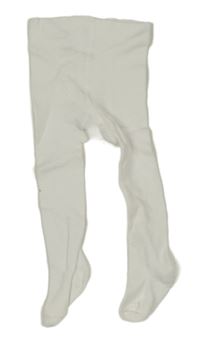 Bílé punčocháče George