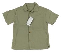 Nové - khaki mušelínová košile George