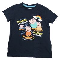 Tmavomodré tričko s Peppou 