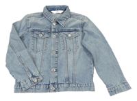 Světlemodrá plísňová riflová bunda H&M