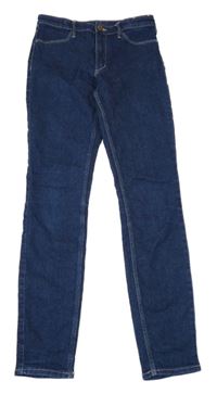 Modré skinny fit rifle H&M
