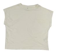 Bílé crop tričko H&M
