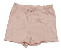 Růžové bavlněné kraťasy H&M