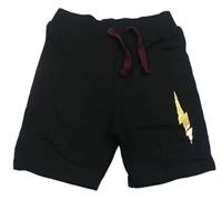 Černé teplákové kraťasy s bleskem - Harry Potter Primark