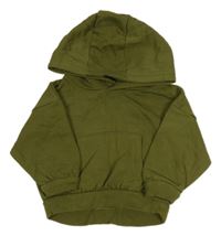 Khaki mikina s kapucí zn. Primark