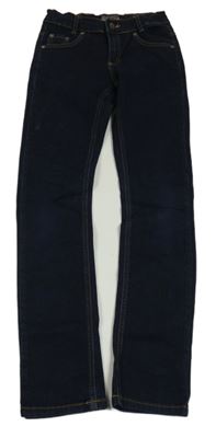 Tmavomodré skinny rifle Blue Effect