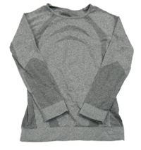 Šedé melírované spodní funkční triko Crivit