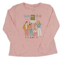 Nové - Růžové triko s dívkami Sfera