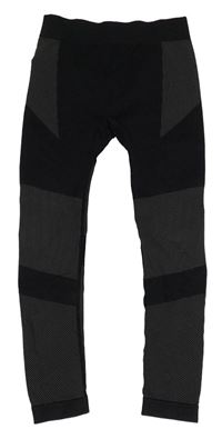 Černé spodní funkční kalhoty Crivit