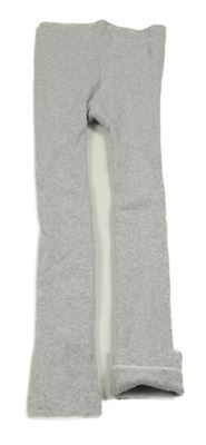 Šedé melírované thermo punčocháče bez šlapiček TCM