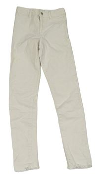 Bílé skinny rifle Zara