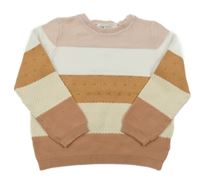 Barevný pruhovaný svetr H&M