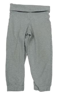 Šedé melírované lehké tepláky Tchibo