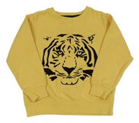 Žlutá mikina s tygrem H&M