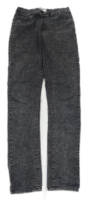 Antracitové teplákové džegíny Denim Co.