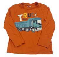 Cihlové triko s truckem C&A