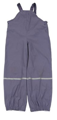 Fialové nepromakavé laclové kalhoty Lupilu