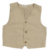 Béžová společenská vesta shein