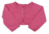 Růžové svetrové propínací bolerko George