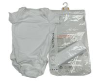 Nové - 2x bílé body s krátkým rukávem dunnes 