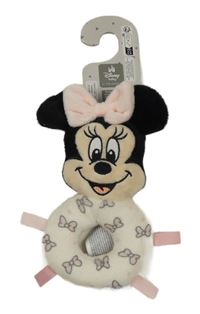 Nové - smetanovo-černé plyšové chrastítko - Minnie Primark