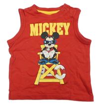 Červené tílko s Mickeym C&A