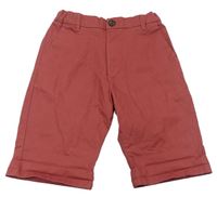 Cihlové chino plátěné kraťasy M&S