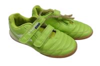 Světlezelené koženkové sálovky Kangaroos vel. 29 