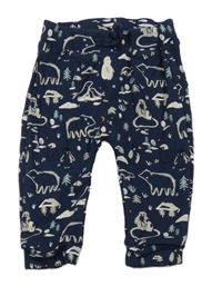 Tmavomodré tepláky se zvířátky George