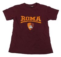 Vínové tričko s nápisem 