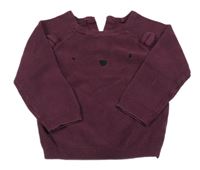 Mahagonový svetr s čumákem Tu