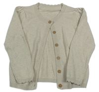 Béžový propínací svetr George