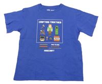Tmavomodré tričko - Minecraft