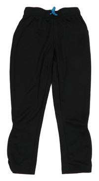 Černé sportovní crop tepláky Bonprix