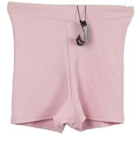Dámské růžové vzorované elastické kraťasy PrettyLittle Thing