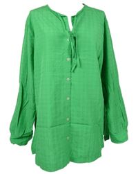 Dámská zelená kostkovaná halenka M&S