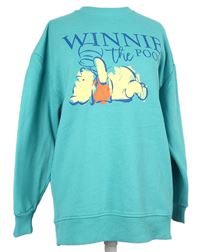 Dámská tyrkysová mikina s medvídkem Pú Disney 