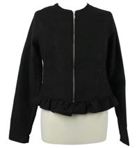 Dámská černá šusťáková crop lehká bunda Esmara 