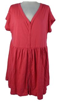 Dámské fuchsiové šaty Yours 