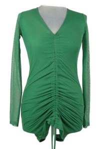 Dámská zelená tylová řasená tunika Vivichi 