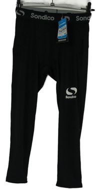 Pánské černé spodní funkční capri kalhoty Sondico 