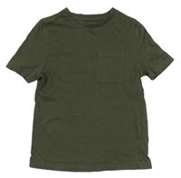 Khaki tričko s kapsou F&F