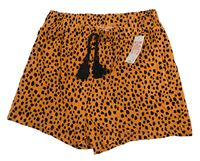 ORanžové lehké kraťasy s flíčky Matalan