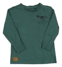 Zelené triko s dinem Next