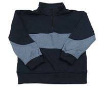 Tmavomodro-modrá mikina PRIMARK