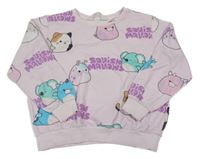Růžovo-barevná mikina se Squishmallows H&M